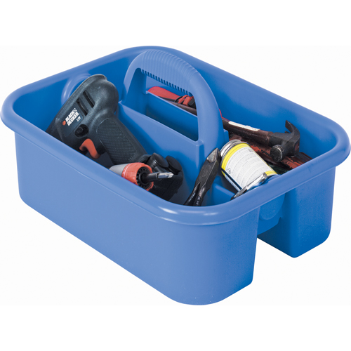 Supply Caddy, 5.5" x 13-3/8" x 13-3/8", Blue Kelford