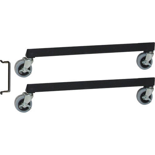 Ensemble mobile de support sur pied pour casiers de rangement &agrave; emboîtement Kelford