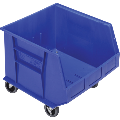 Bac mobile, 14" ha x 16-1/2" la x 18" p, Capacit&eacute; de 75 lb, Bleu Kelford