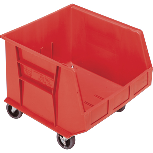 Bac mobile, 14" ha x 16-1/2" la x 18" p, Capacit&eacute; de 75 lb, Rouge Kelford