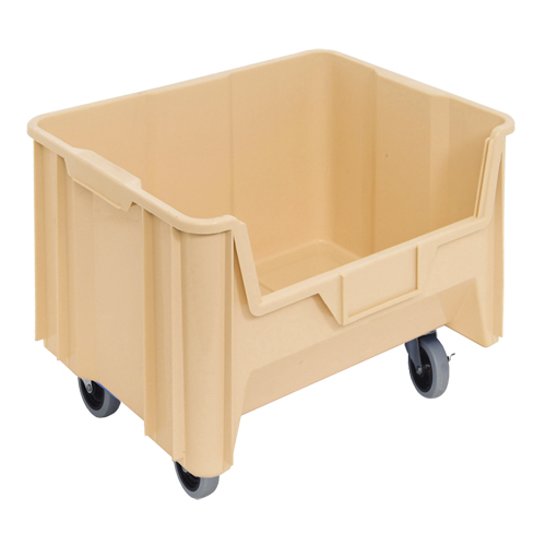 Mobile Giant Stack Container, 12-7/16" H x 19-7/8" W x 15-1/4" D, 250 lbs. Capacity, Ivory Kelford