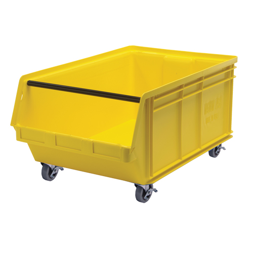 Bac mobile MAGNUM, 14-7/8" ha x 18-3/8" la x 29" p, Capacit&eacute; de 150 lb, Jaune Kelford