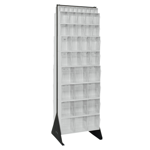 Tip-Out Bins Stand, 23-5/8" W x 16" D x 75" H, 72 Drawers Kelford