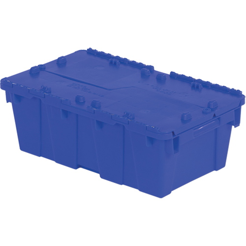 Contenants de distribution Flipak en plastique poly&eacute;thyl&egrave;ne (PE), 19,7" x 11,8" x 7,3", Bleu Kelford
