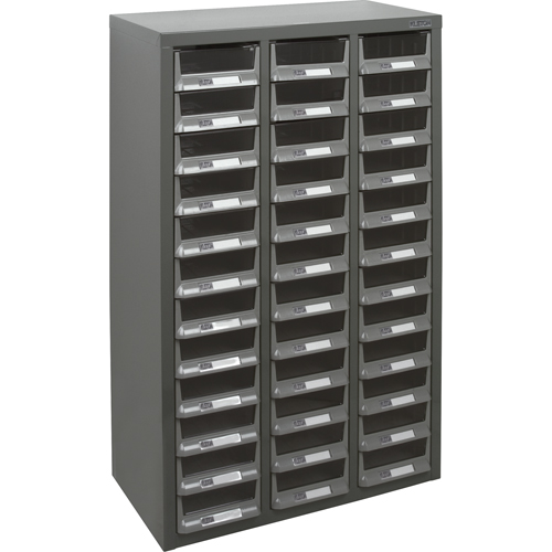 Casiers pour pi&egrave;ces KPC-100 , Acier galvanis&eacute;, 36 tiroirs, 23" x 11-2/5" x 36-9/10", Gris Kelford