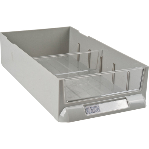 Tiroir de rechange pour armoires de pi&egrave;ces KPC-100, Plastique, 6-3/8" la x 11-3/10" p, 2-11/16" h, Gris Kelford