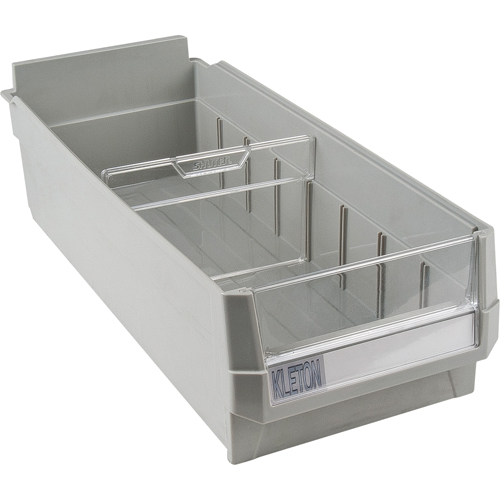 Replacement Drawer for KPC-HD Heavy-Duty Parts Cabinets, Plastic, 6-1/2" W x 14-4/5" D x 4" H, Grey Kelford