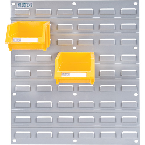 Metal Louvered Panel Bin Support Rack, 16 Bins, 18" W x 1/8" D x 19" H Kelford
