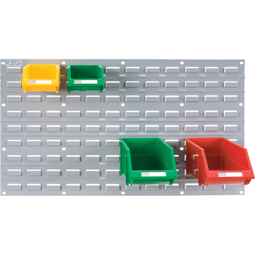 Metal Louvered Panel Bin Support Rack, 32 Bins, 36" W x 1/8" D x 19" H Kelford