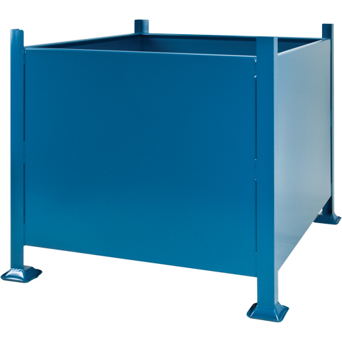 Contenants de vrac empilables, 30" ha x 40,5" la x 48,5" p, Capacit&eacute; de 3500 lb Kelford