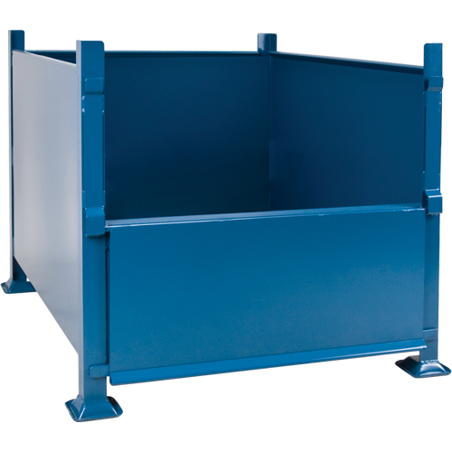 Contenants de vrac empilables, 30" ha x 34,5" la x 40,5" p, Capacit&eacute; de 3500 lb Kelford