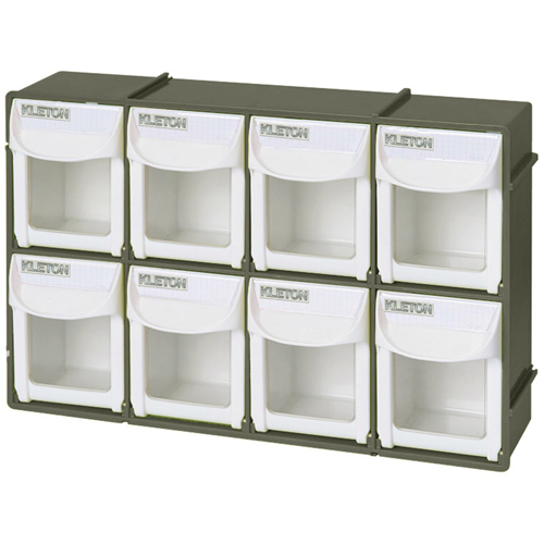 Heavy-Duty Tilt Bin, 11-3/4" W x 2-3/4" D x 7-7/8" H, 8 Drawers Kelford
