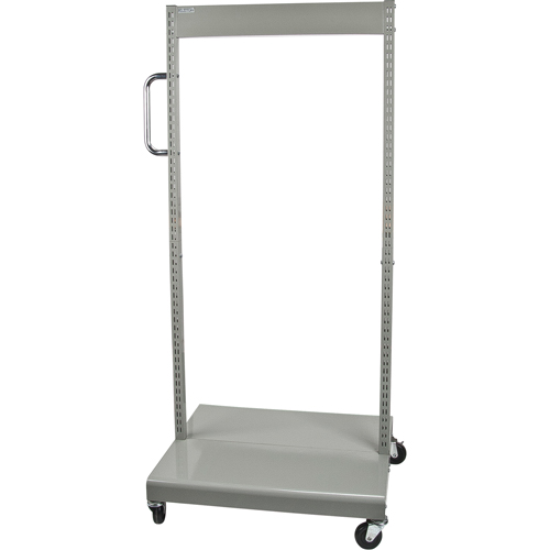 Servante mobile de bacs &agrave; plateaux inclinables - chariot seulement, &agrave; deux c&ocirc;t&eacute;s, 26-1/4" la x 22" p x 57-1/2" h Kelford