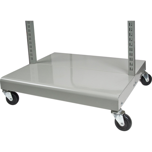 Servante mobile de bacs &agrave; plateaux inclinables - chariot seulement, &agrave; deux c&ocirc;t&eacute;s, 26-1/4" la x 22" p x 57-1/2" h Kelford