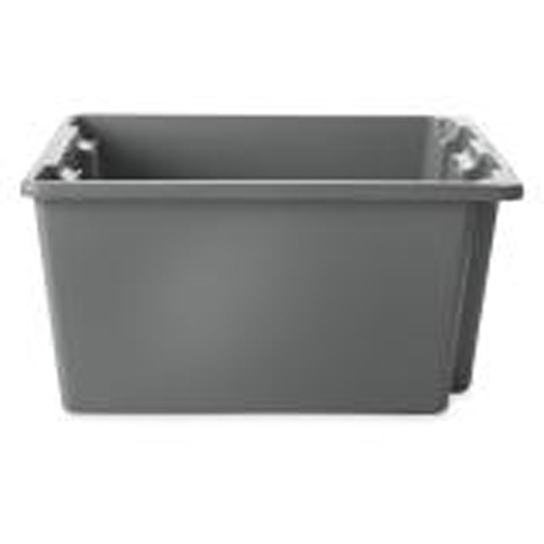 Stack & Nest Palletote Box, 10" x 15.5" x 19.5", Grey Kelford