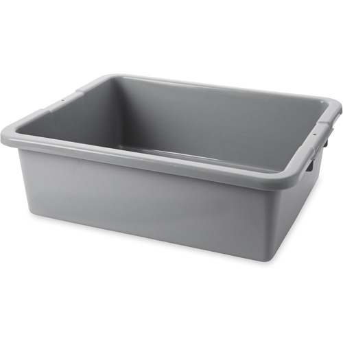 Contenant utilitaire sans compartiments, 7" ha x 21,5" p x 17" lo, Poly&eacute;thyl&egrave;ne, Gris Kelford