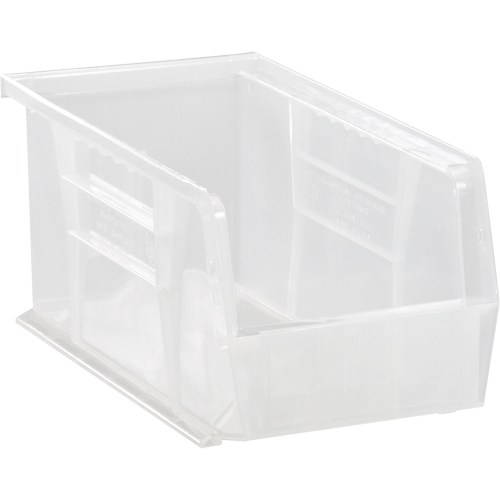 Clear-View Ultra Stack & Hang Bin, 5-1/2" W x 5" H x 10-7/8" D, Clear Kelford