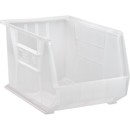 Clear-View Ultra Stack & Hang Bin, 11" W x 10" H x 18" D, Clear Kelford