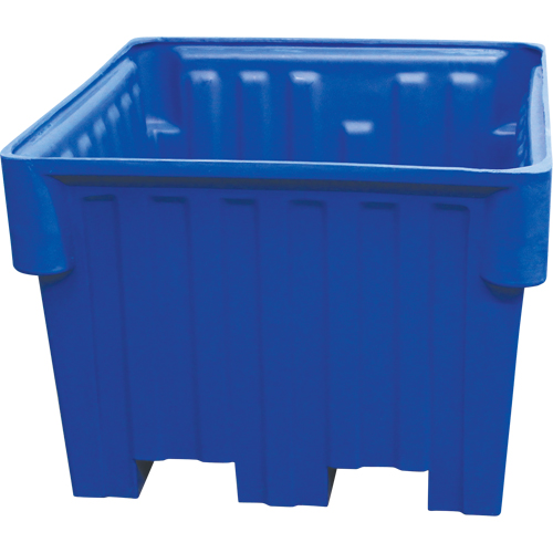 Bacs emboîtables pour chariot &eacute;l&eacute;vateur, 42" la x 48" p x 30" h, Bleu Kelford