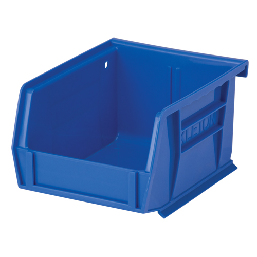 Stack & Hang Bin, 4-1/8" W x 3" H x 5-3/8" D, Blue Kelford