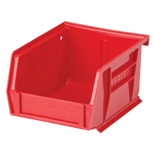 Stack & Hang Bin, 4-1/8" W x 3" H x 5-3/8" D, Red Kelford