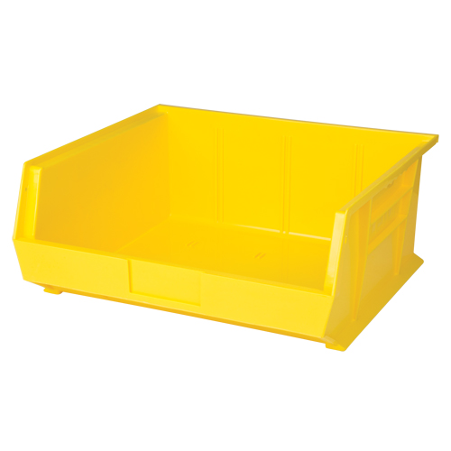 Stack & Hang Bin, 16-1/2" W x 7" H x 14-3/4" D, Yellow Kelford