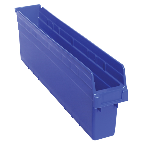 Bacs pour &eacute;tag&egrave;re Store-Max, 4-3/8" la x 8" H x 23-5/8" p, Bleu, Capacit&eacute; 68 lb Kelford