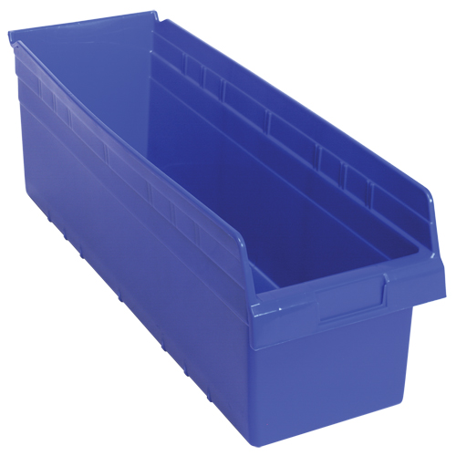 Bacs pour &eacute;tag&egrave;re Store-Max, 8-3/8" la x 8" H x 23-5/8" p, Bleu, Capacit&eacute; 68 lb Kelford