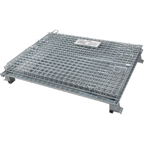 Conteneur repliable en m&eacute;tal grillag&eacute;, 40" la x 32" p x 34" h, Capacit&eacute; de 4000 lb Kelford