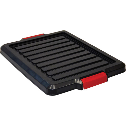 Couvercle pour contenant avec loquet en plastique Kelford