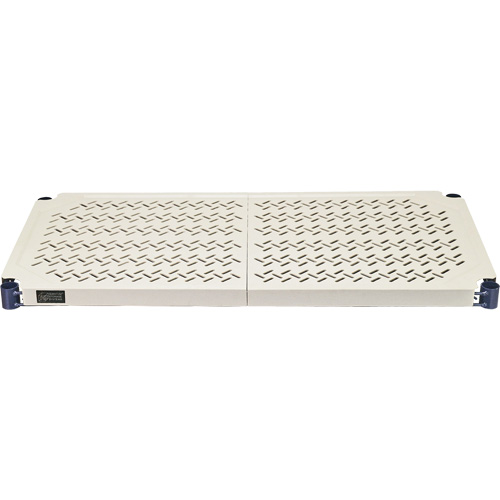&eacute;tag&egrave;re en fils m&eacute;talliques avec tablettes en plastique, Cadre en fils m&eacute;talliques avec tablettes en plastique, Sans boulons, Capacit&eacute; 600 lb, 30" la x 72" h x 24" p Kelford