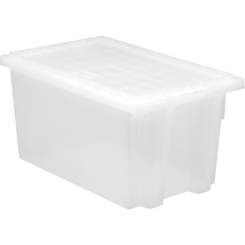 Contenant robuste Stack & Nest, 9" x 11" x 18", Transparent Kelford
