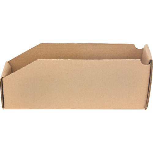 Deep Corrugated Parts Bins, 2-7/8" W x 11-1/4" D x 4-1/2" H, Beige Kelford