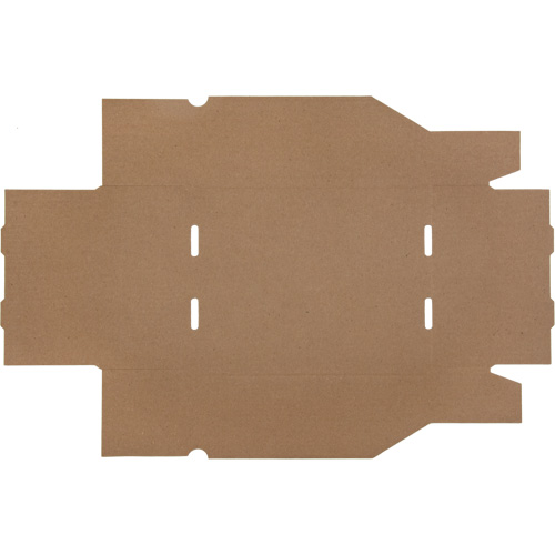 Boîtes profondes en carton ondul&eacute;, 8-3/4" la x 11-1/4" p x 4-1/2" h, Beige Kelford