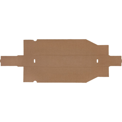 Deep Corrugated Parts Bins, 1-7/8" W x 17-1/8" D x 4-1/2" H, Beige Kelford