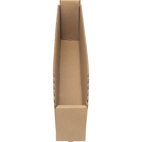 Boîtes profondes en carton ondul&eacute;, 2-7/8" la x 17-1/4" p x 4-1/2" h, Beige Kelford