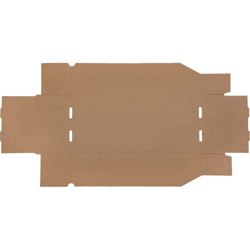 Deep Corrugated Parts Bins, 7-3/4" W x 17-1/4" D x 4-1/2" H, Beige Kelford