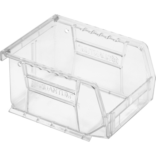 Crystal Clear Ultra Bins, 4-1/8" W x 3" H x 5-3/8" D, Clear Kelford