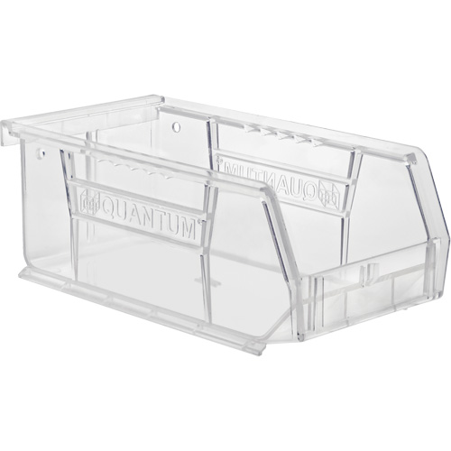 Crystal Clear Ultra Bins, 4-1/8" W x 3" H x 7-3/8" D, Clear Kelford