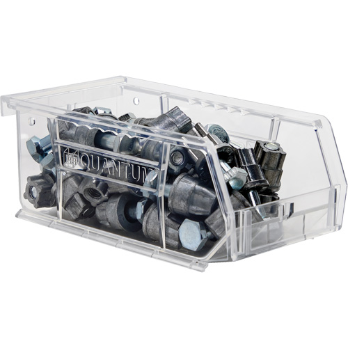 Crystal Clear Ultra Bins, 4-1/8" W x 3" H x 7-3/8" D, Clear Kelford