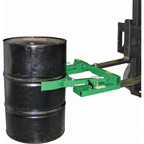 Manipulateur de baril m&eacute;canique Auto-Grip actionn&eacute; par gravit&eacute;, Pour 30 - 85 gal. US (25 - 70 gal. imp.) Kelford