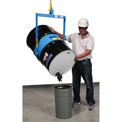 Drum Lifters - Manual Tilt, 55 US gal. (45 Imperial Gal.) Drum Size, 800 lbs./363 kg. Cap. Kelford