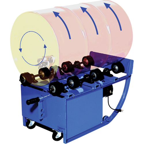 Portable Rotators, 55 US gal. (45 Imperial Gal.) Capacity, Variable Speed, 0.5 HP Kelford