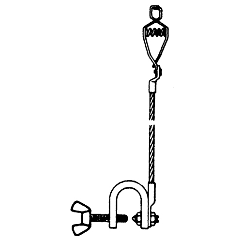 Light-Duty Bonding & Grounding Wire Assemblies - Alligator Clip & Small C-Clamps Kelford