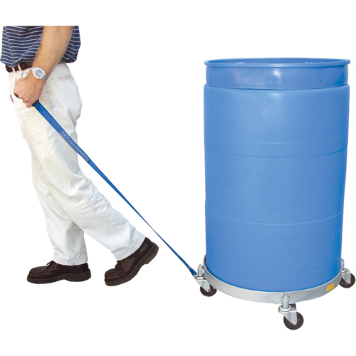 Chariots &agrave; &eacute;tages multiples pour baril, Acier, Capacit&eacute;e 900 lb, Diam&egrave;tre 23-1/2", Roue en Caoutchouc Kelford