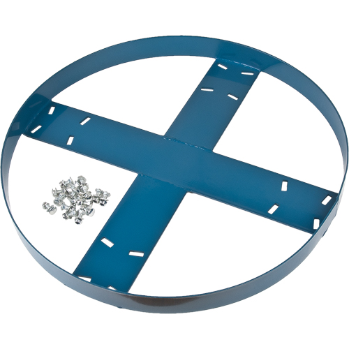 Drum Dolly Frame, Steel, 750 lbs. Capacity, 24" Diameter Kelford