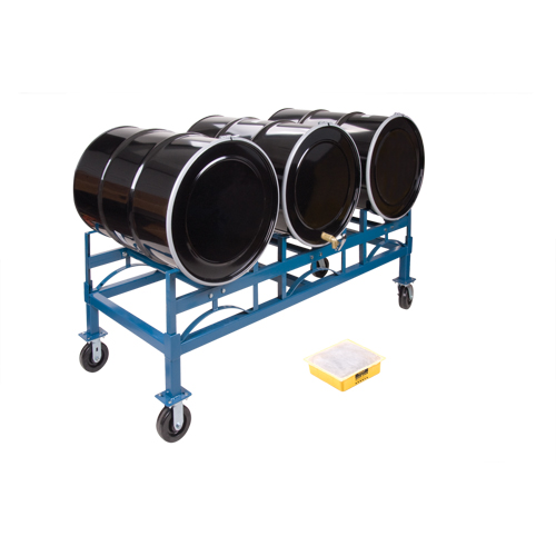 Porte-barils empilables, 3 barils, Capacit&eacute; de 2400 lb, 71-1/2" la x 30" p x 12-1/2" h Kelford