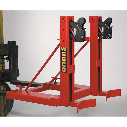 Manipulateurs de baril Gator Grip pour chariot &eacute;l&eacute;vateur, Pour 30 gal. US (25 gal. imp.) / 50 gal. US (41.6 gal. imp.) / 80 gal. US (66.6 gal. imp.) Kelford