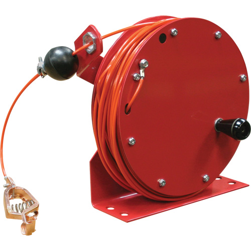 G 3000 Static Discharge Grounding Reel, 100' Length, Heavy-Duty Kelford