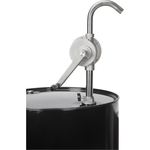 Pompe rotative pour baril, Acier inoxydable, Pour capacit&eacute; 55 gal., 12 oz/course Kelford